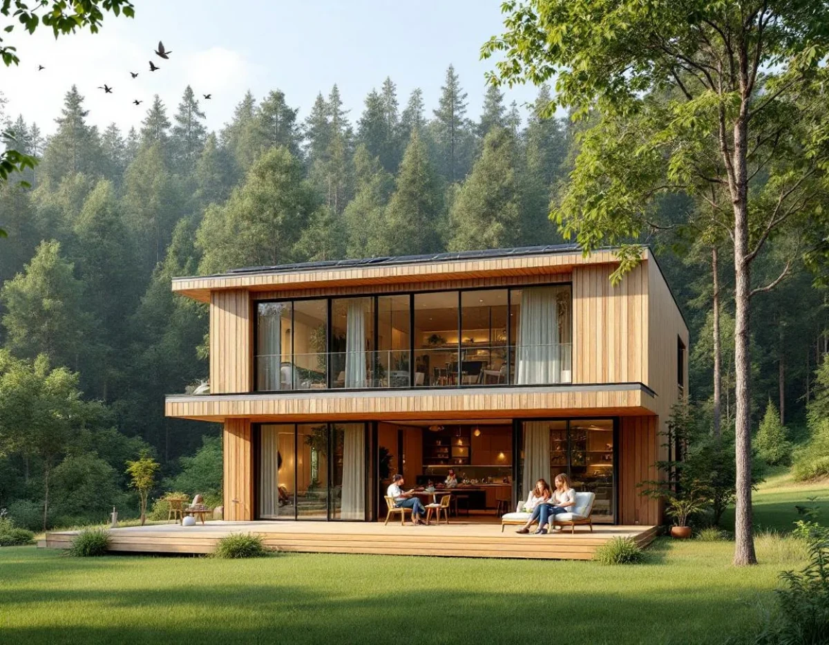 La maison en bois : quand écologie et esthétique se rencontrent sous un même toit