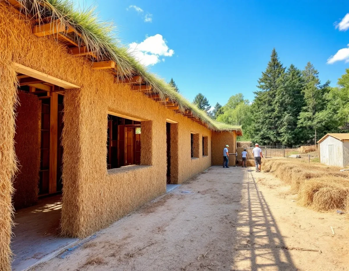 Maison en Paille : Construction Naturelle et Durable