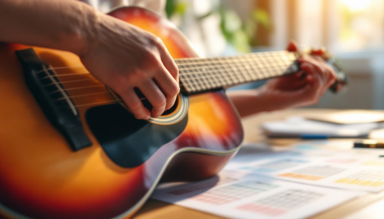 Accord de guitare pour débutants : méthodes efficaces en 2026